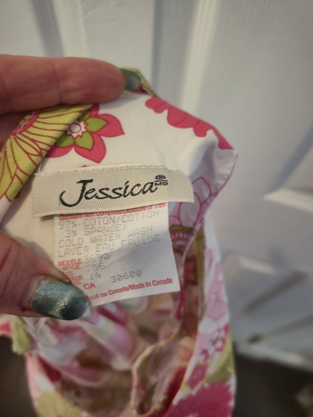 Jessica Floral Mini Dress Size 14 Retro Mod 60s - Picture 2 of 4